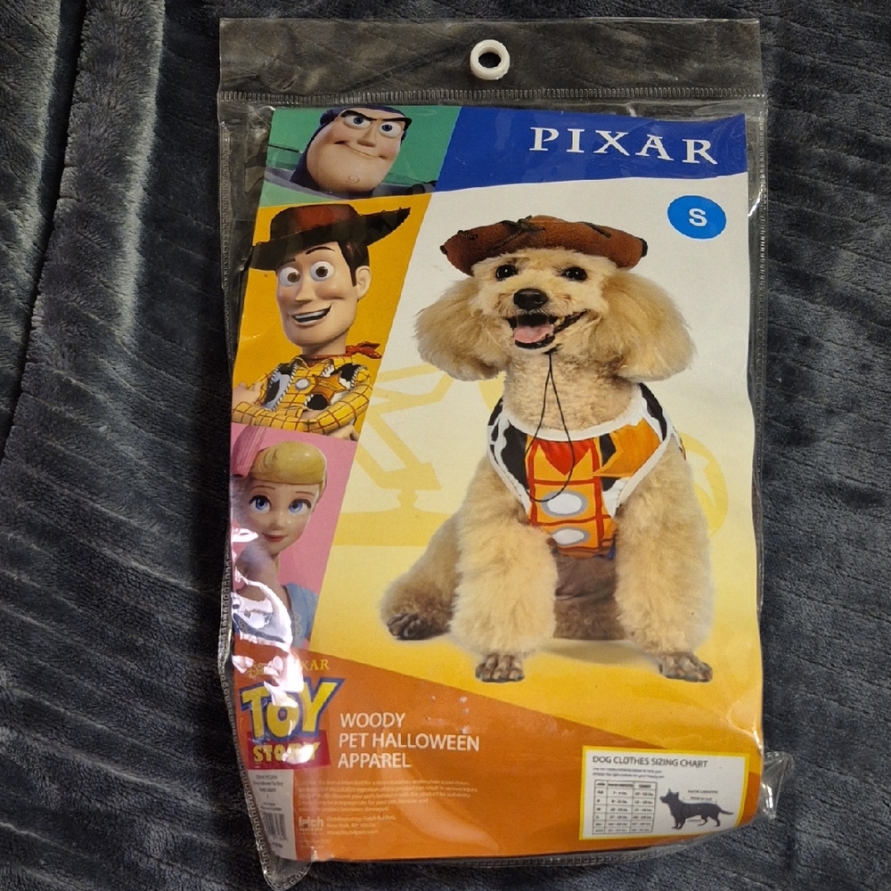Pixar Toy Story Woody Dog Costume - Orange